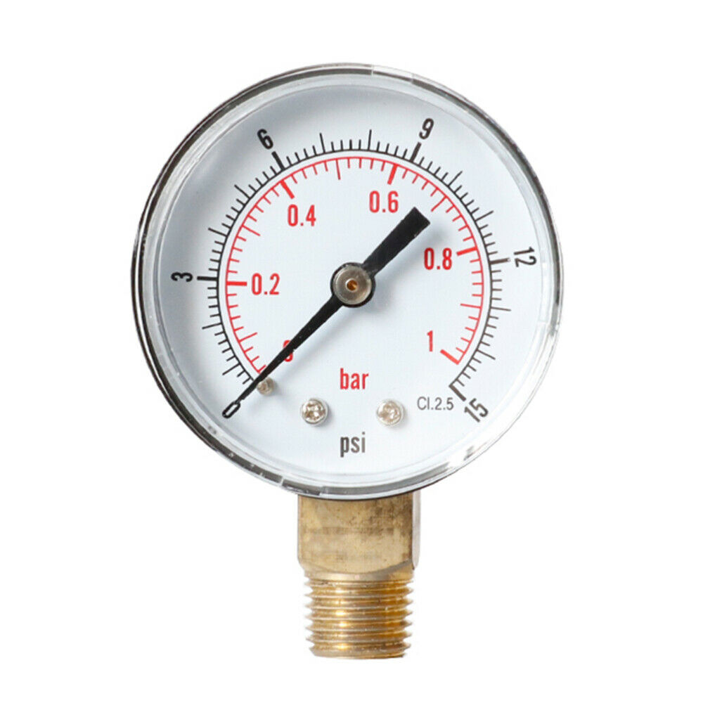 0-300psi 0-20bar Mini Meter Luftdruckmesser Hydraulische Manometer 